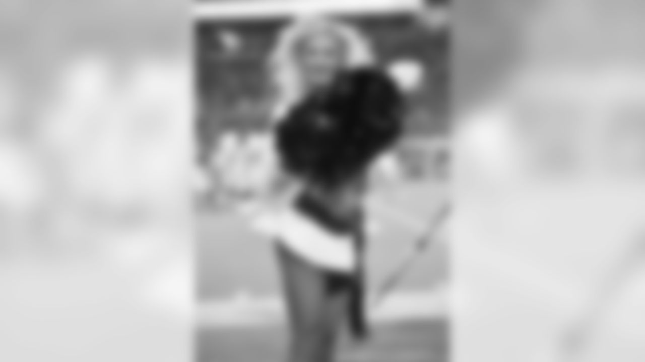 Images of Cardinals cheerleader Coley from the 2018 season
