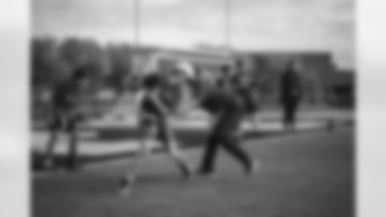 The Arizona Cardinals and State Farm host a Youth Football Camp for elementary students at Mountain Pointe High School on Tuesday, December 6, 2022 in Tempe, AZ.