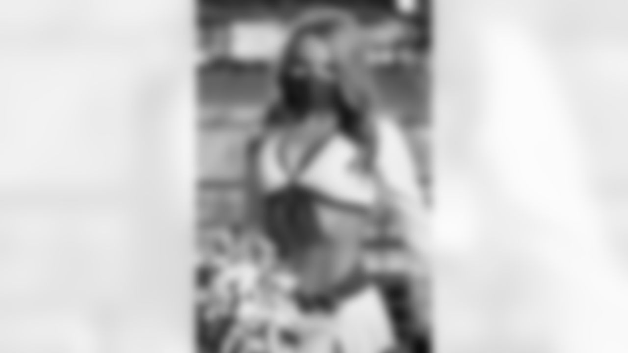 Images of the Cardinals cheerleaders during the Week 3 matchup against the Lions.