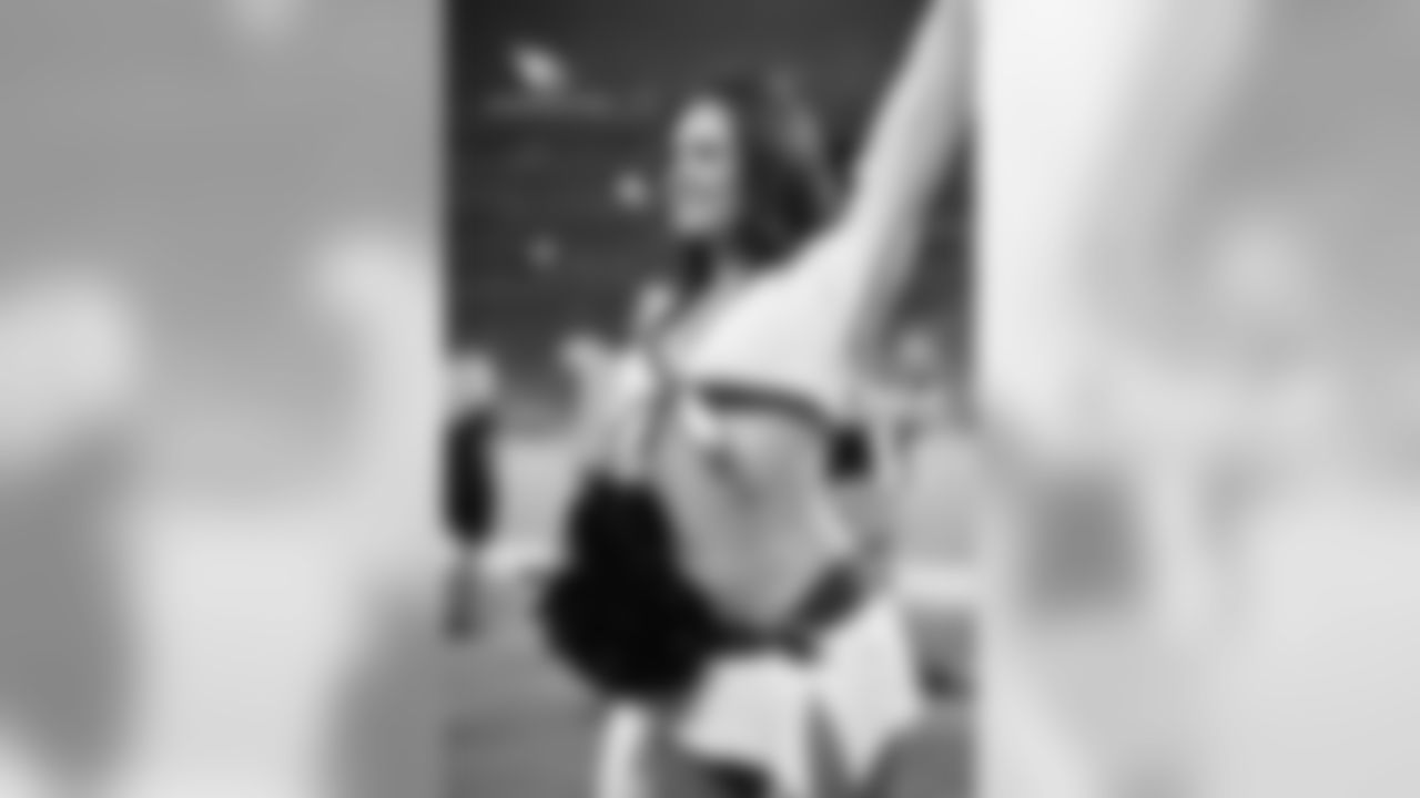 Images of Cardinals cheerleader Brittni during the 2018 season