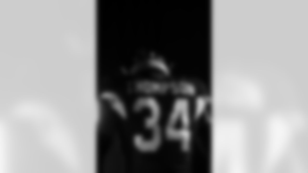 Arizona Cardinals safety Jalen Thompson (34) poses for a photo during the Alternate Uniform and Helmet shoot on Friday, Sept. 23, 2022 in Tempe, AZ.