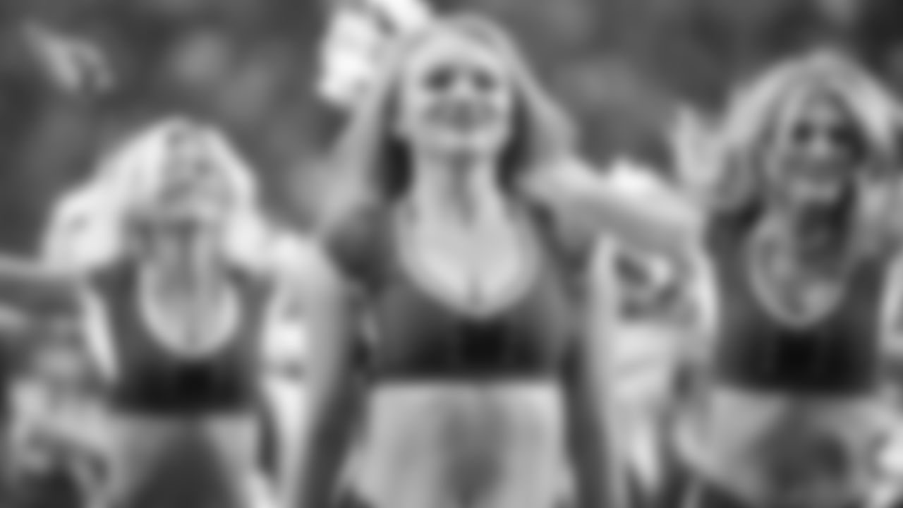 Images of Cardinals cheerleader Danielle from the 2019 season
