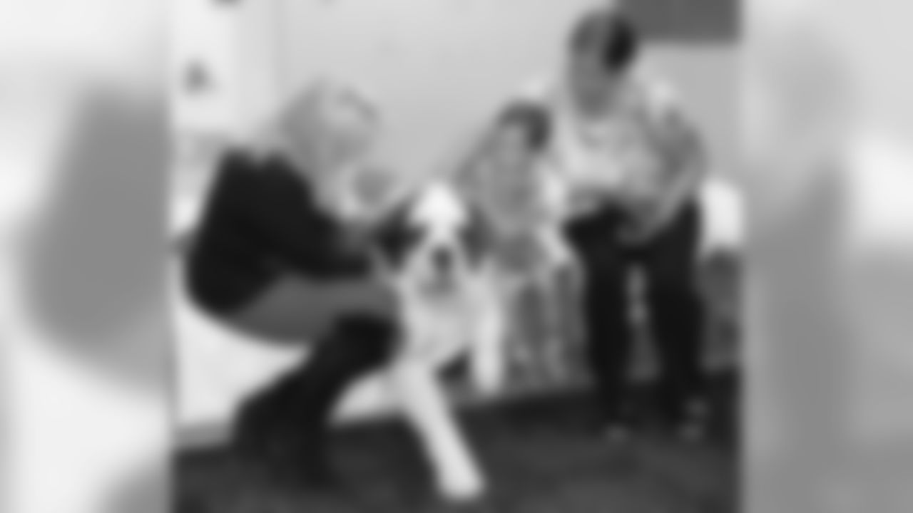 Nicole Bidwill and Barney