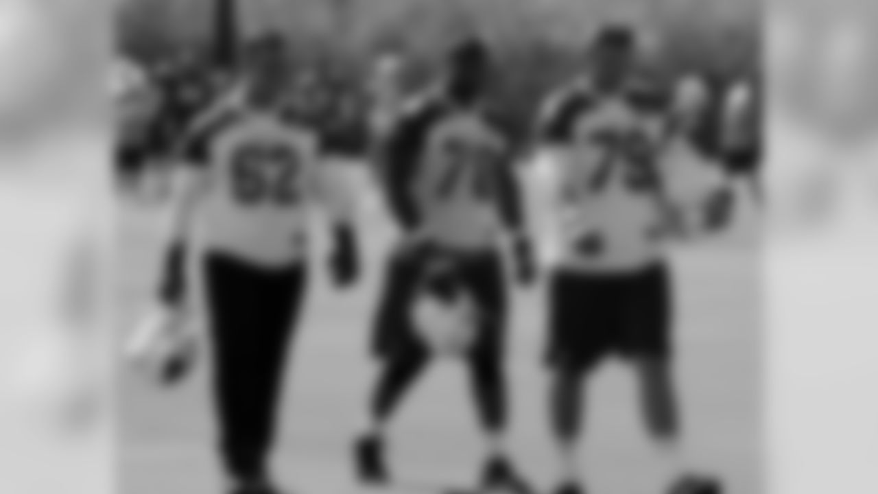 From left: C Ted Larsen, G Earl Watford, T Bradley Sowell