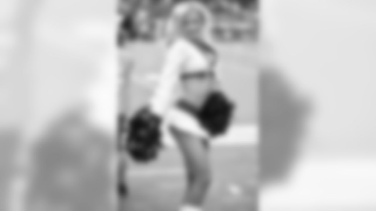 Images of Cardinals cheerleader Coley from the 2018 season