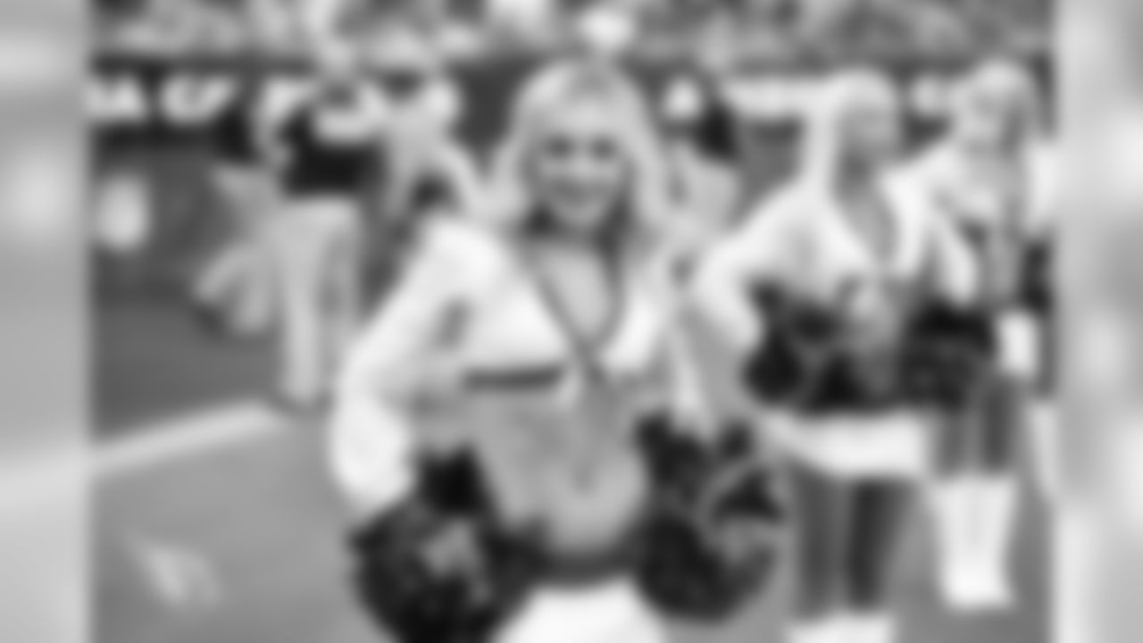 Images of Cardinals cheerleader Shelby during the 2019 season