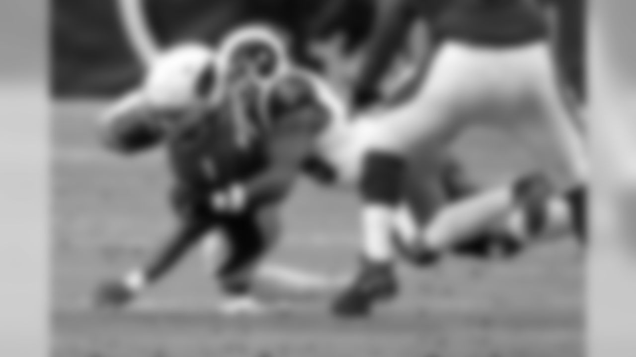Cardinals quarterback Kyler Murray is sacked by Rams defensive end Dante Fowler.