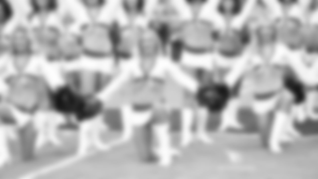 Images of Cardinals cheerleader Ashley from the 2018 season