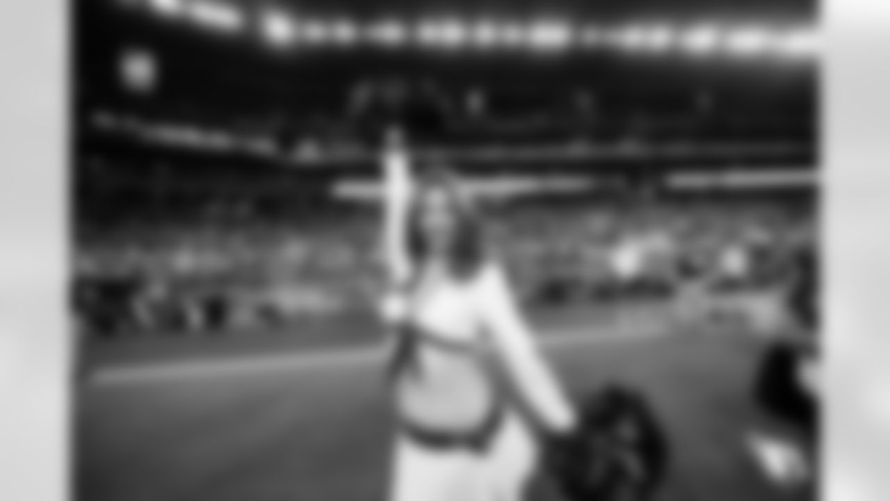 The Arizona Cardinals Cheerleaders during the week 2 preseason game against the Kansas City Chiefs on August 19, 2023.