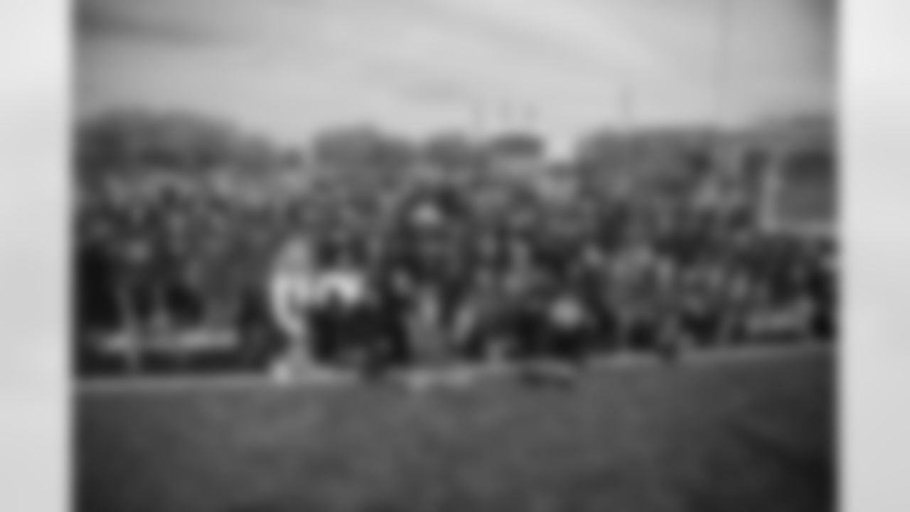 The Arizona Cardinals and State Farm host a Youth Football Camp for elementary students at Mountain Pointe High School on Tuesday, December 6, 2022 in Tempe, AZ.