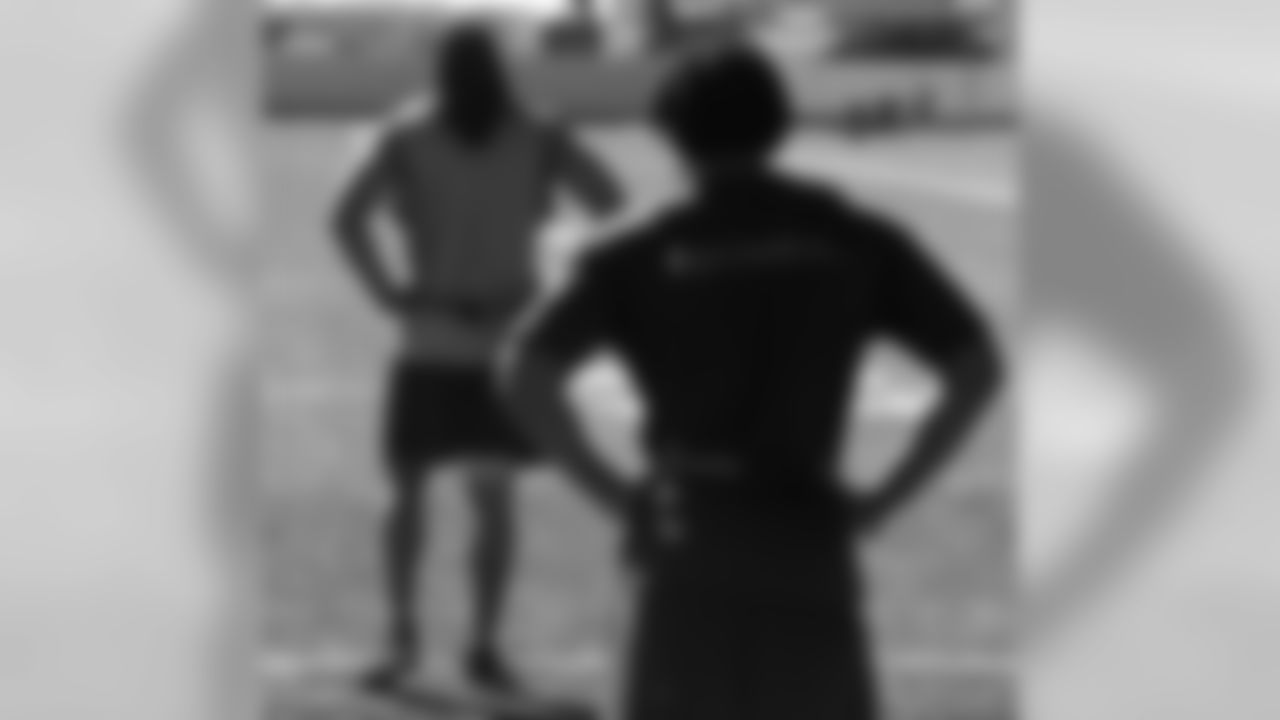 Larry Fitzgerald and Andre Roberts #grindin...