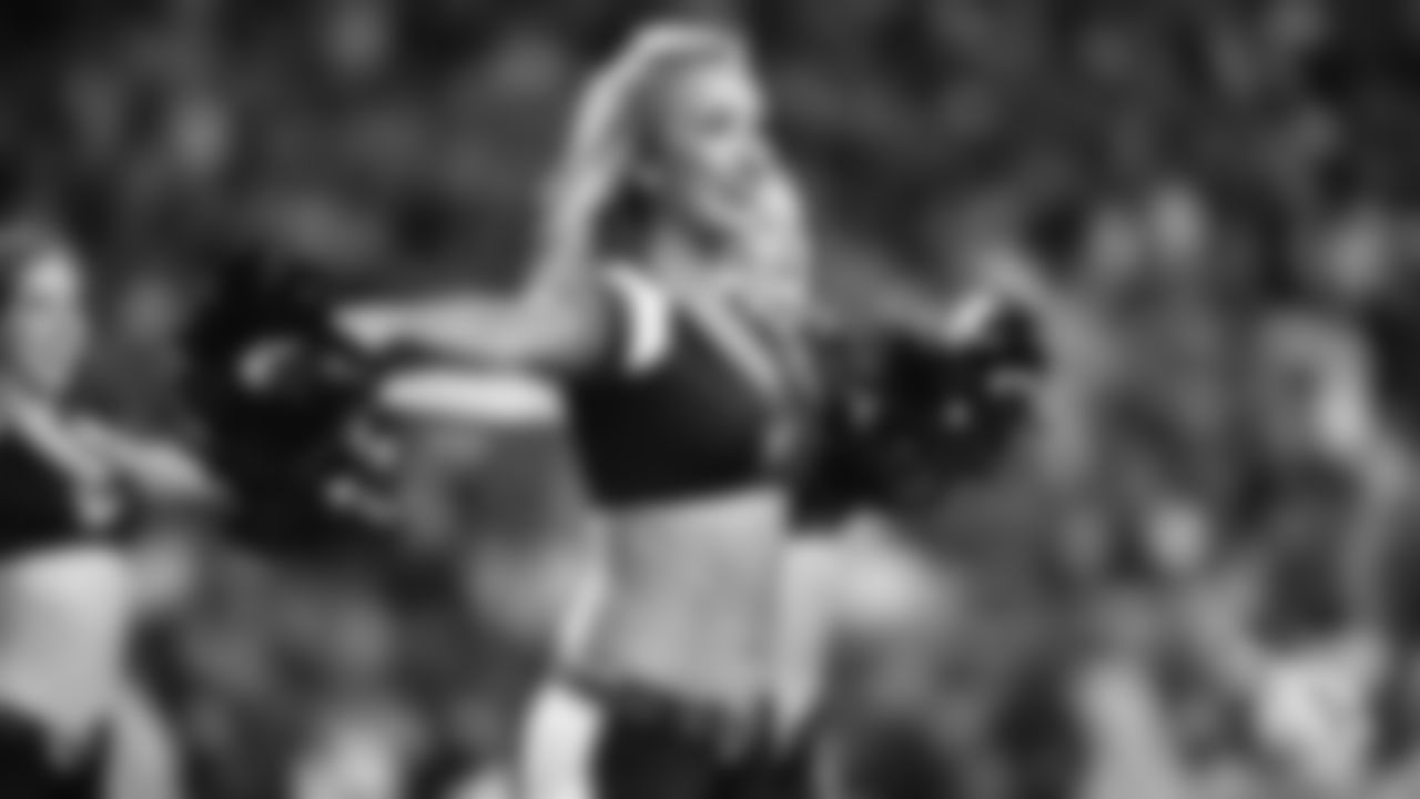 Images of Cardinals cheerleader Savannah during the 2019 season