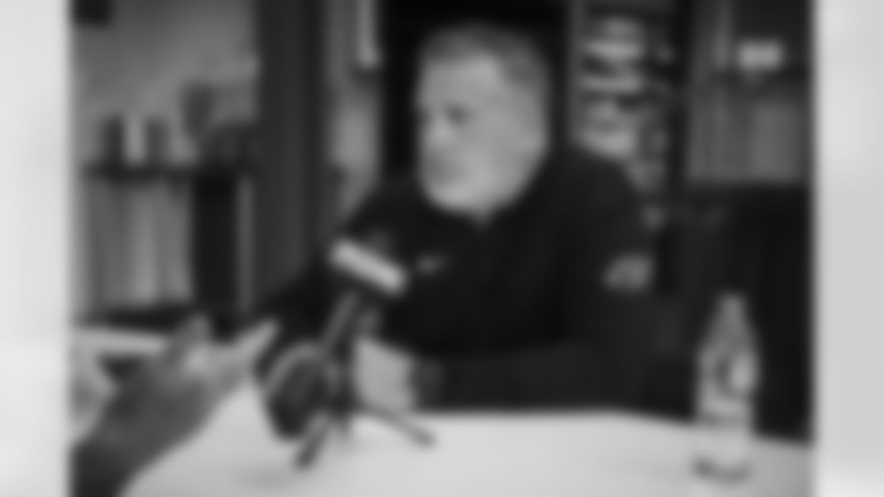 Arizona Cardinals Assistant Head Coach/Special Teams Coordinator Jeff Rodgers meets with the media on Thursday, March 9, 2023 in Tempe, AZ.