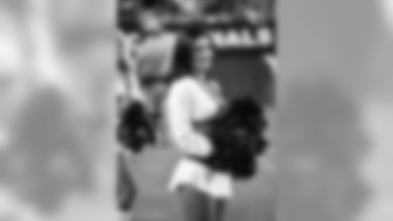 Images of Cardinals cheerleader Vanessa during the 2019 season