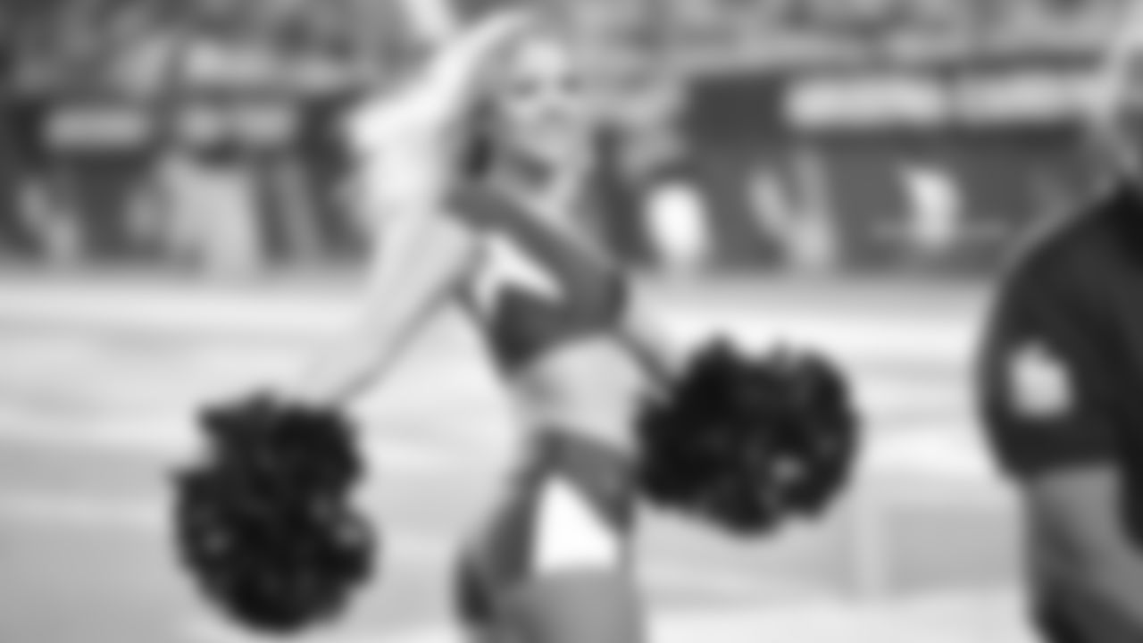 Images of Cardinals cheerleader Darby during the 2018 season