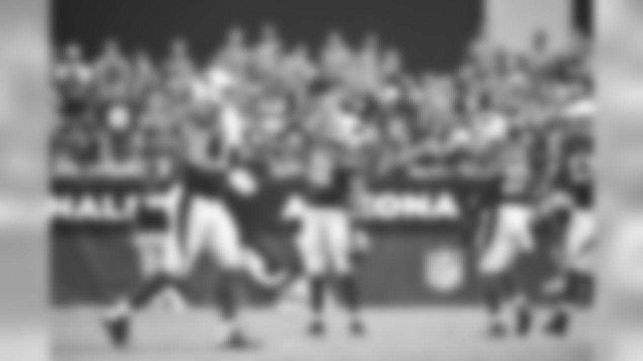 S Rashad Johnson celebrates an interception against the Saints