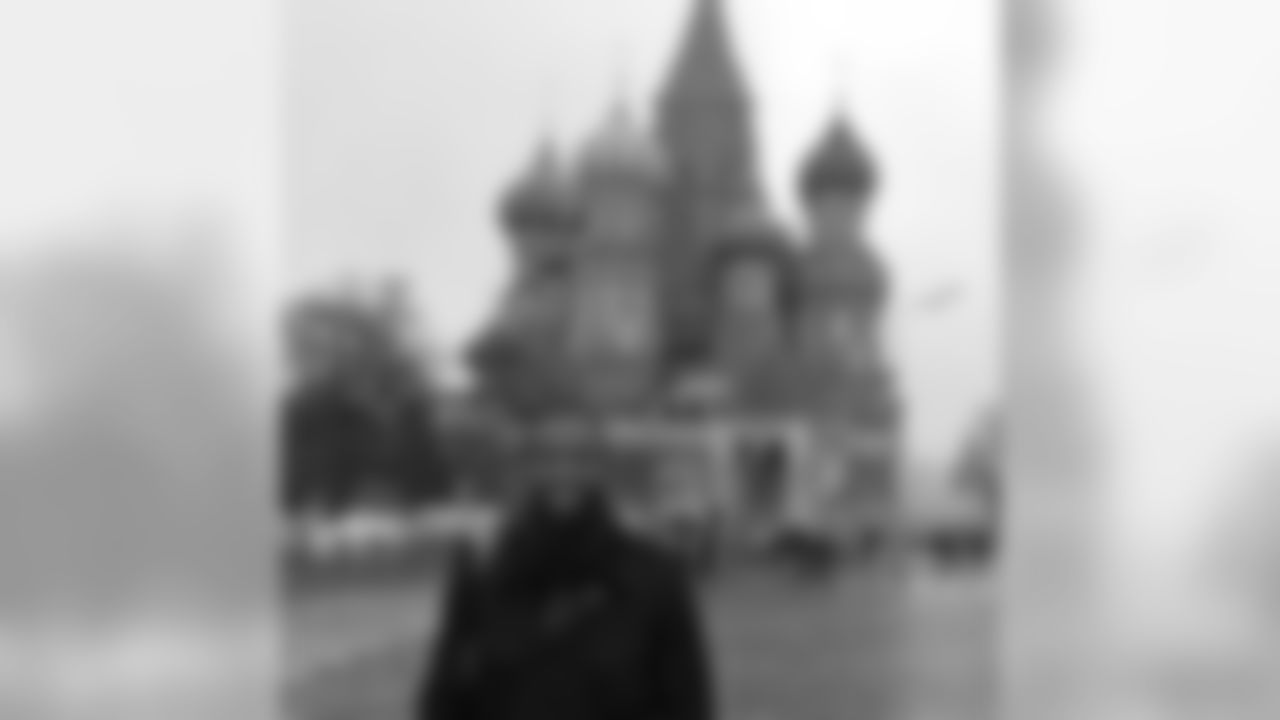 WR Larry Fitzgerald (@larryfitzgerald) vacationing in Moscow
