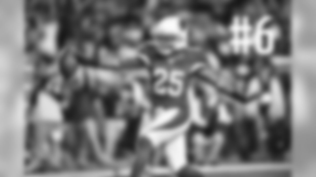 CB Jerraud Powers returns a fumble for a touchdown