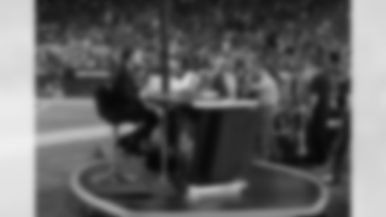 The Sunday Night Football broadcast from the field