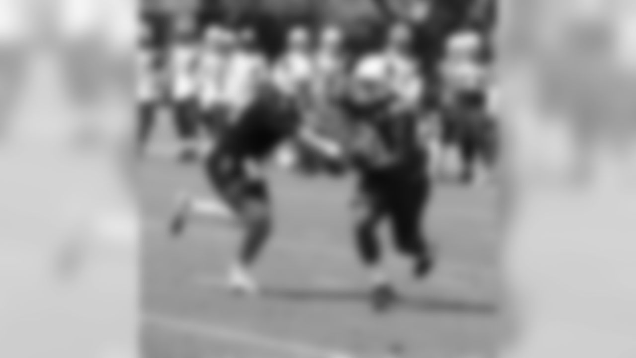RB Stepfan Taylor takes the handoff