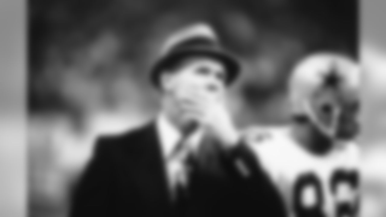 1977: Cowboys coach Tom Landry looks on during a loss to the Cardinals