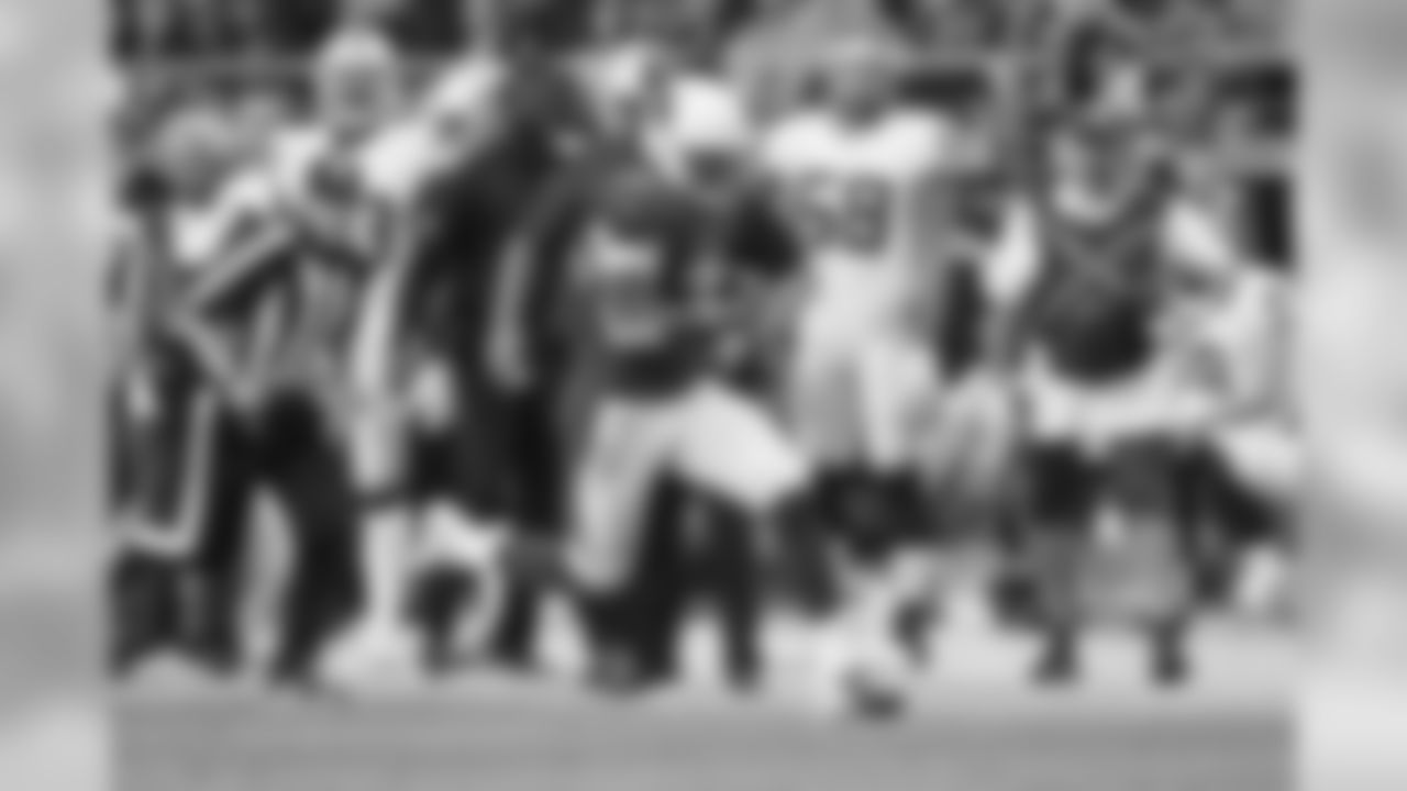RB David Johnson sprints down the sideline