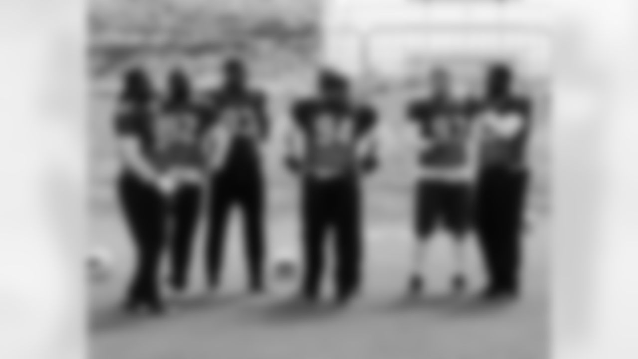 The defensive line