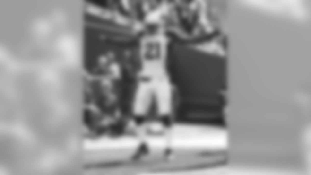 CB Patrick Peterson celebrates his interception