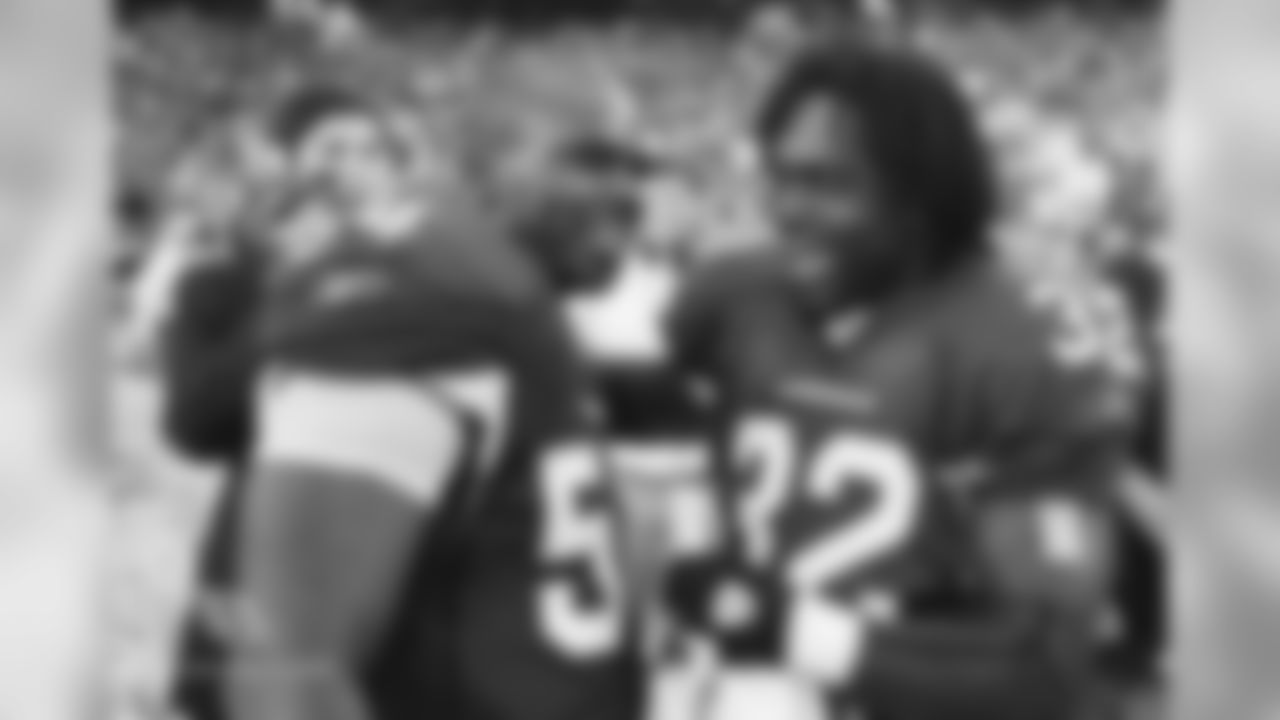 LB Gerald Hayes and RB Edgerrin James