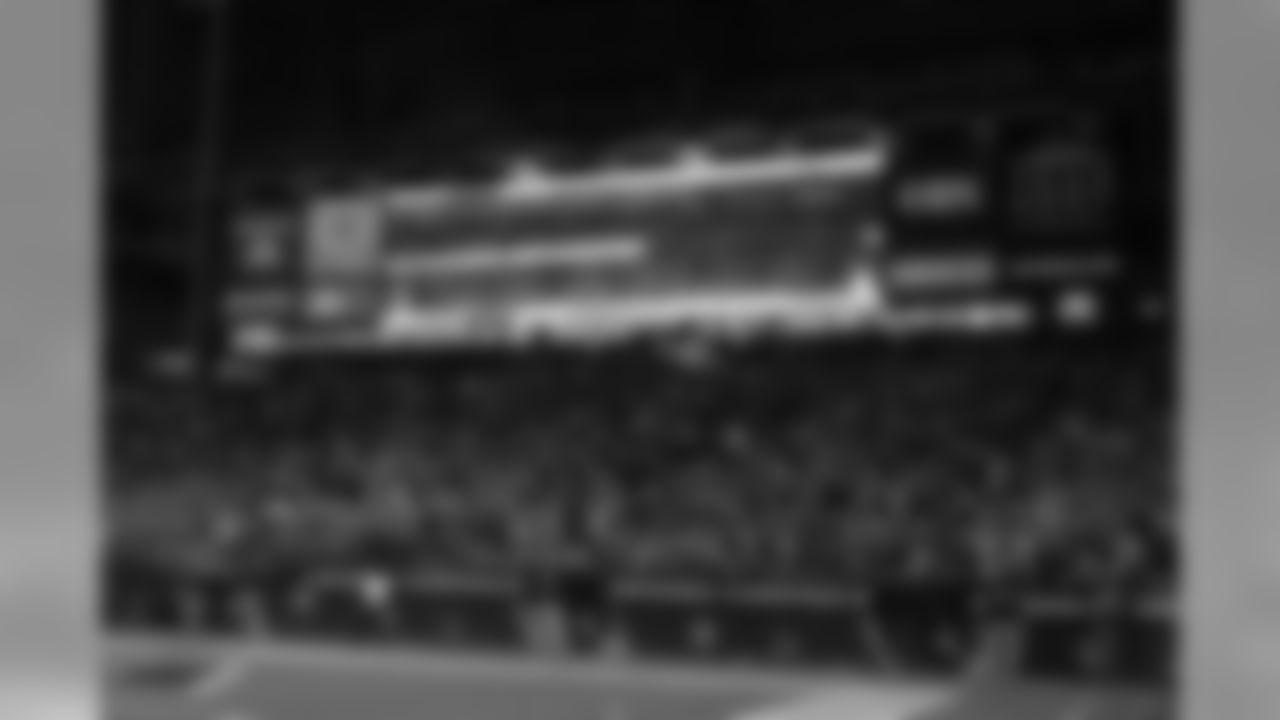 The fans light up State Farm Stadium