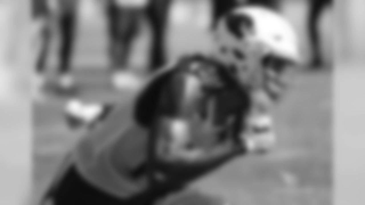 WR Larry Clark during OTAs