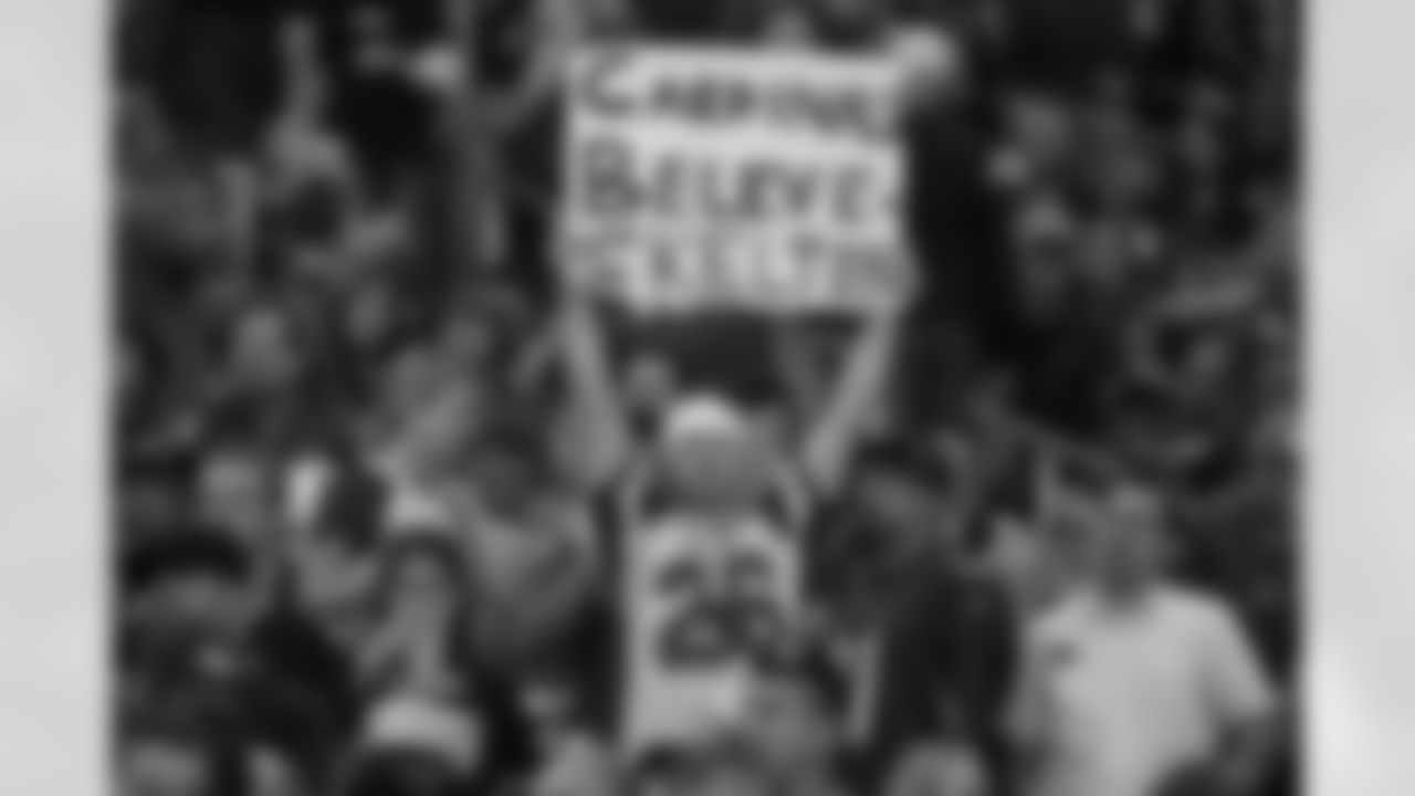 Fans showing support for Skelton