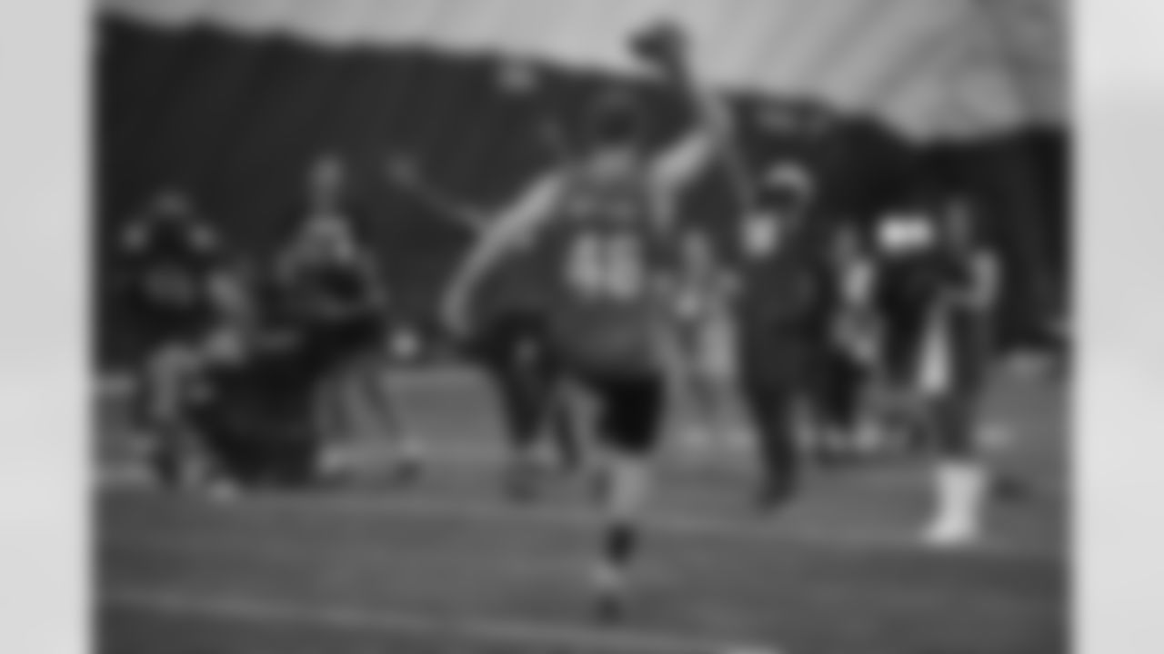 The Arizona Cardinals teamed up Mikey's League to host an Adaptive Football Camp on Saturday, June 18, 2022 in the Cardinals practice bubble in Tempe, AZ.
