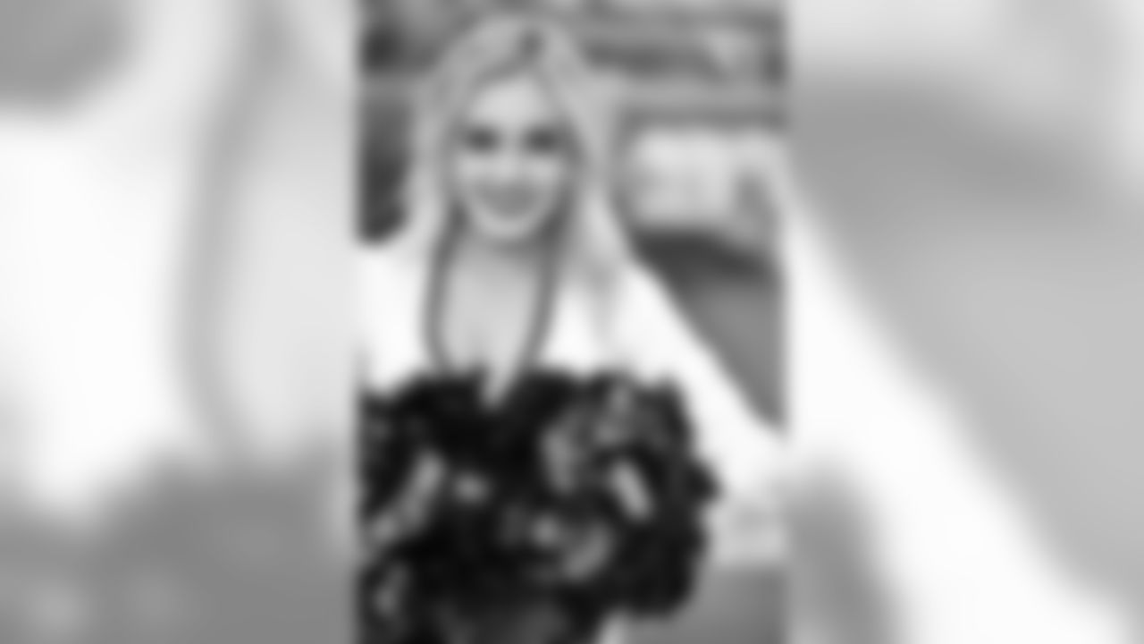 Images of Cardinals cheerleader Shelby during the 2019 season