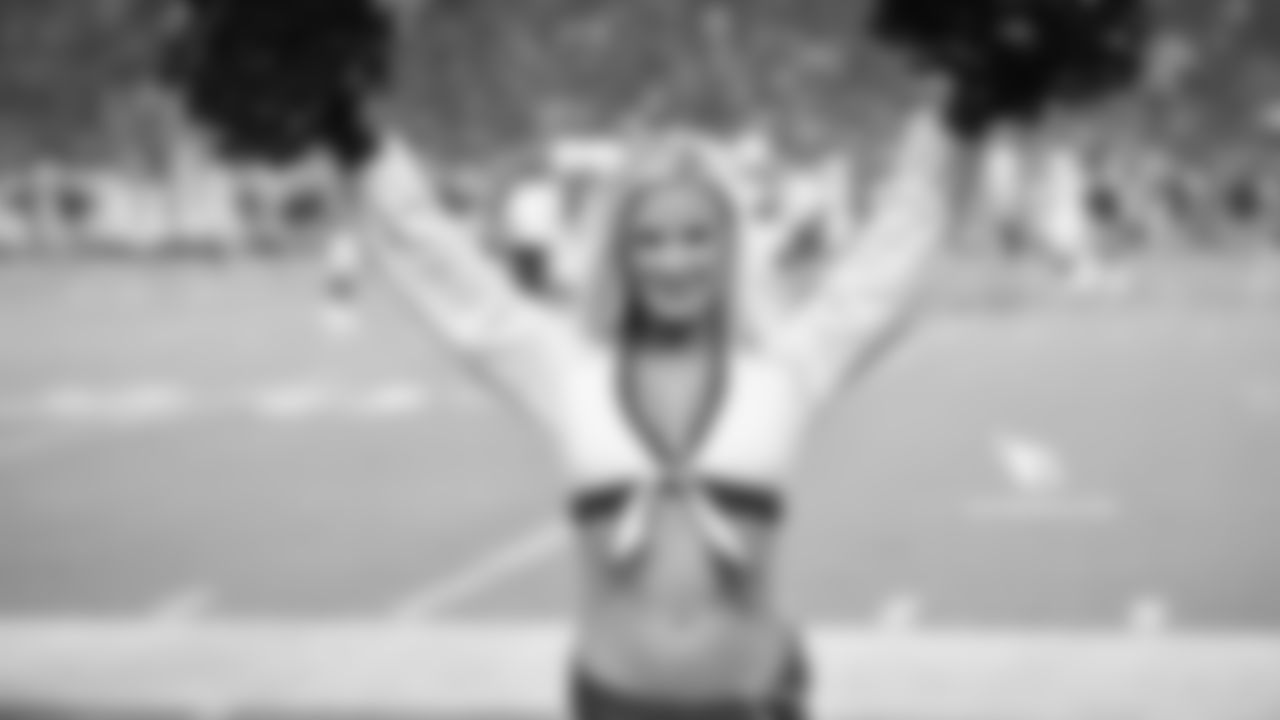 Images of Cardinals cheerleader Coley from the 2018 season