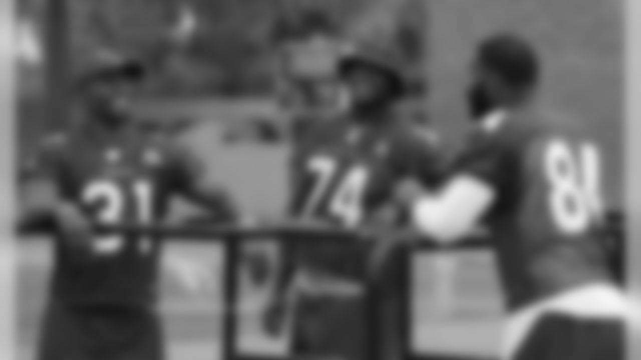 RB David Johnson, T D.J. Humphries and TE Jermaine Gresham