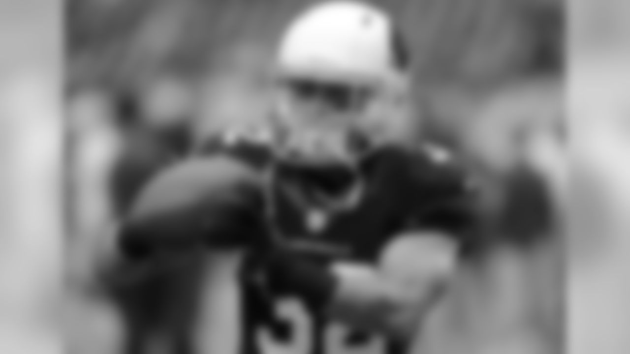S Tyrann Mathieu before the game