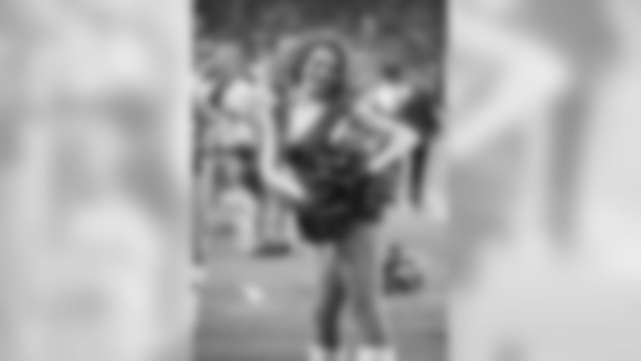 Images of Cardinals cheerleader Alexis from the 2018 season