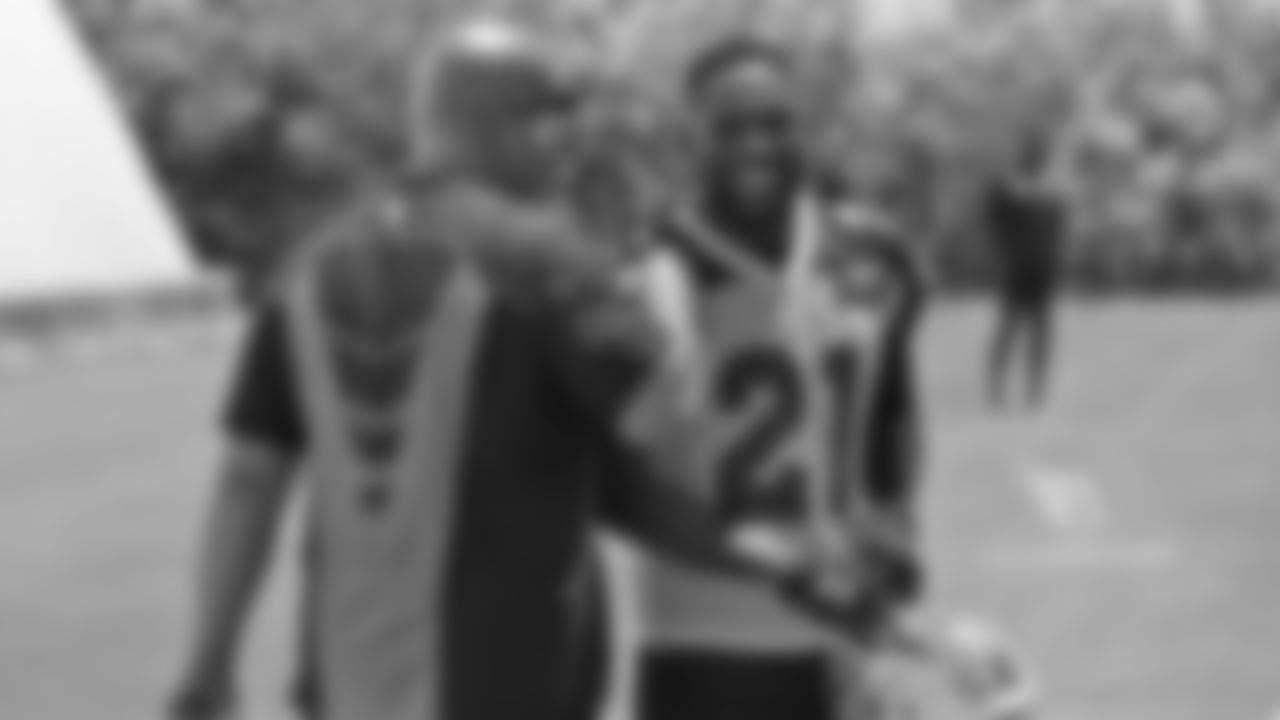 CB Patrick Peterson with GM Steve Keim