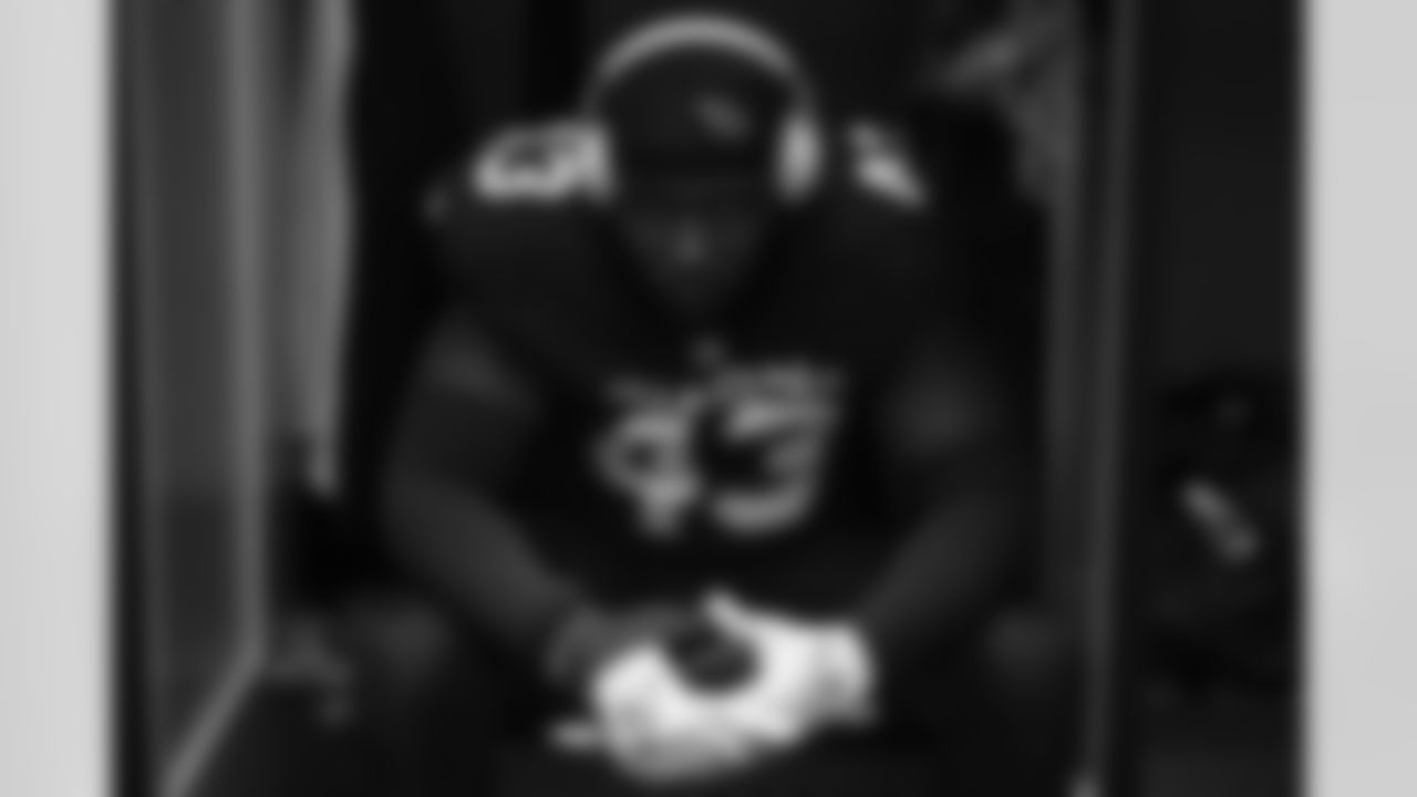 Arizona Cardinals linebacker Jesse Luketa (43) during the Week 3 regular season game between the Arizona Cardinals and the Dallas Cowboys on Sunday, Sep 24, 2023 in Glendale, AZ.