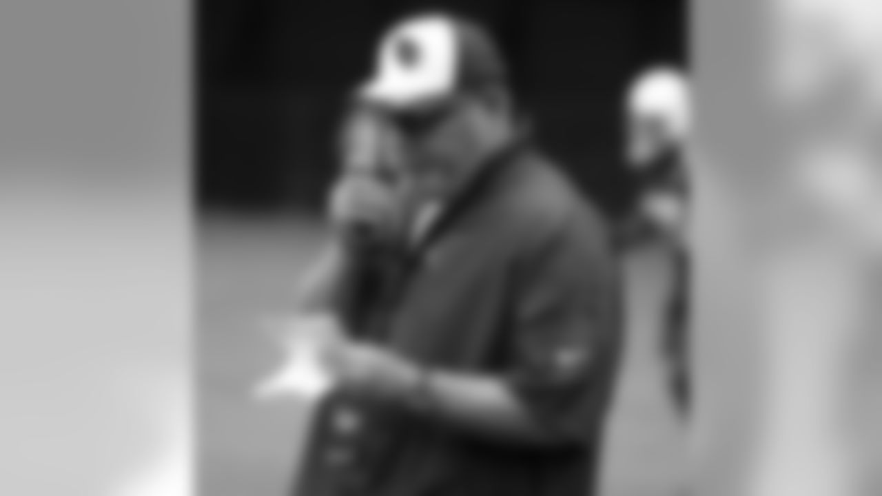 Coach Bruce Arians calls a play