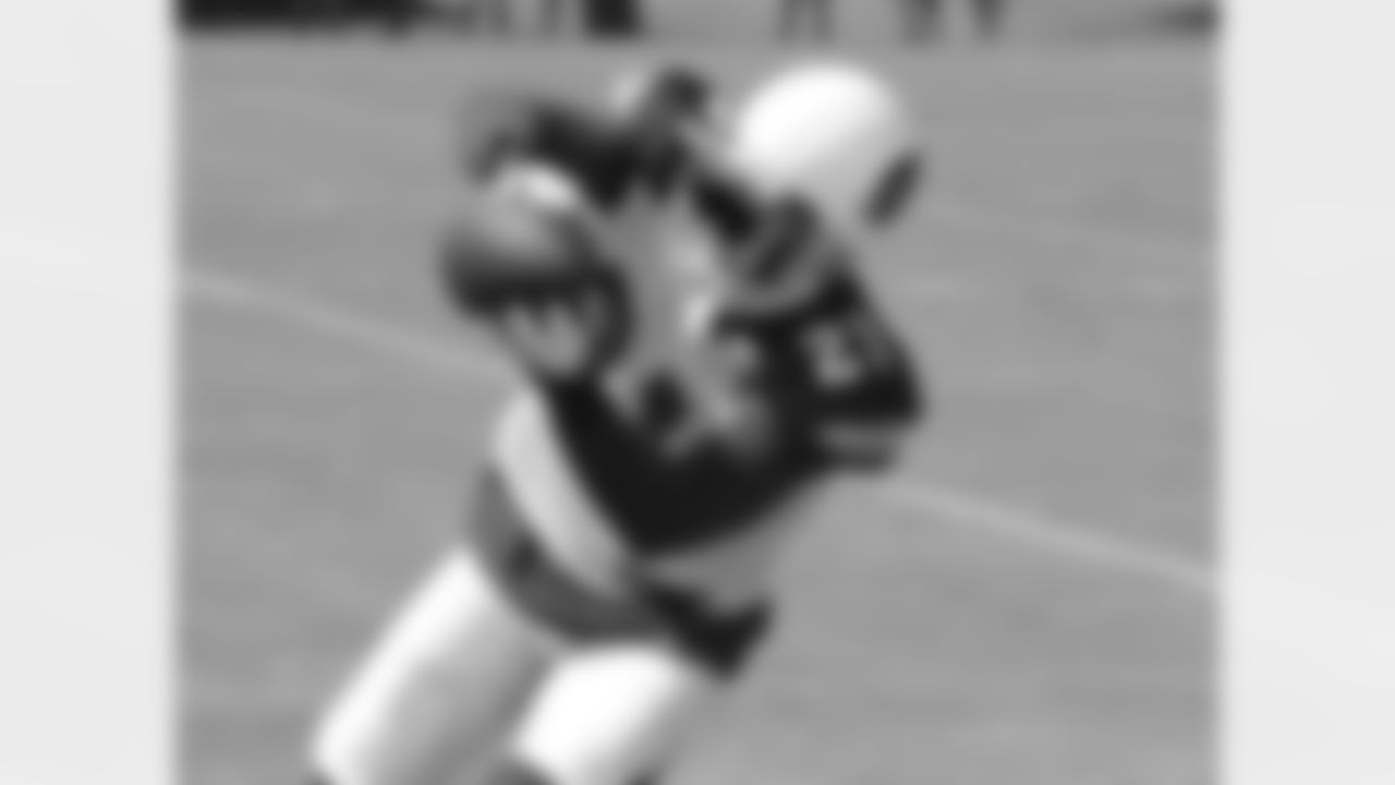 Patrick Peterson makes a grab during wide receiver drills