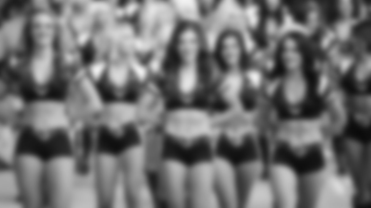 Images of Cardinals cheerleader Brynn during the 2019 season.