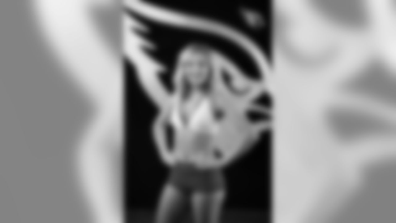 Images of Cardinals cheerleader Shelby during the 2019 season