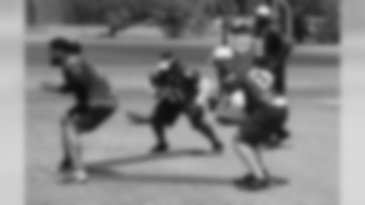 (From left): G Paul Fanaika, G Jonathan Cooper and C Lyle Sendlein