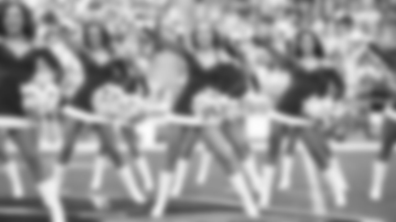 Images of Cardinals cheerleader Jacqueline during the 2018 season