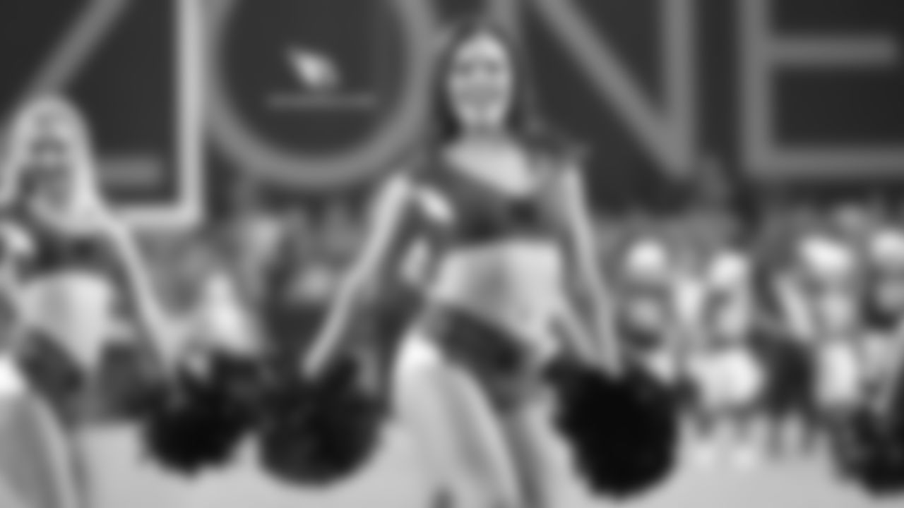 Images of Cardinals cheerleader Brittni during the 2018 season