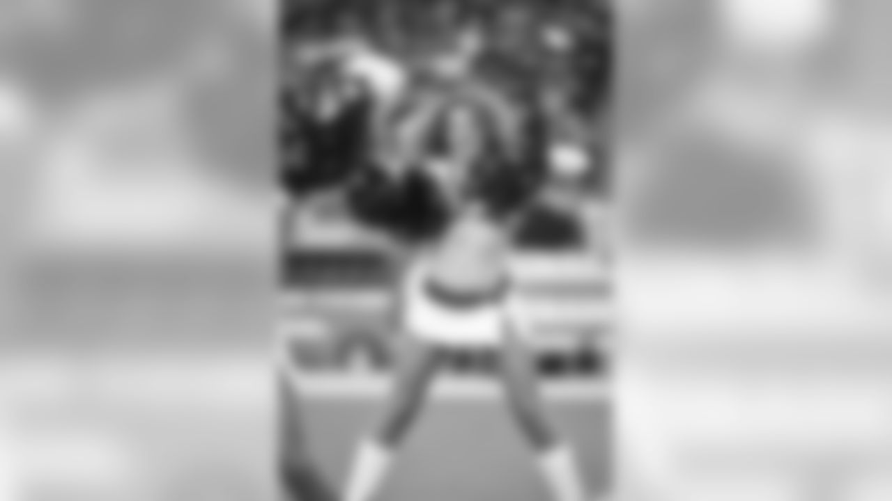Images of Cardinals cheerleader Alexis from the 2018 season
