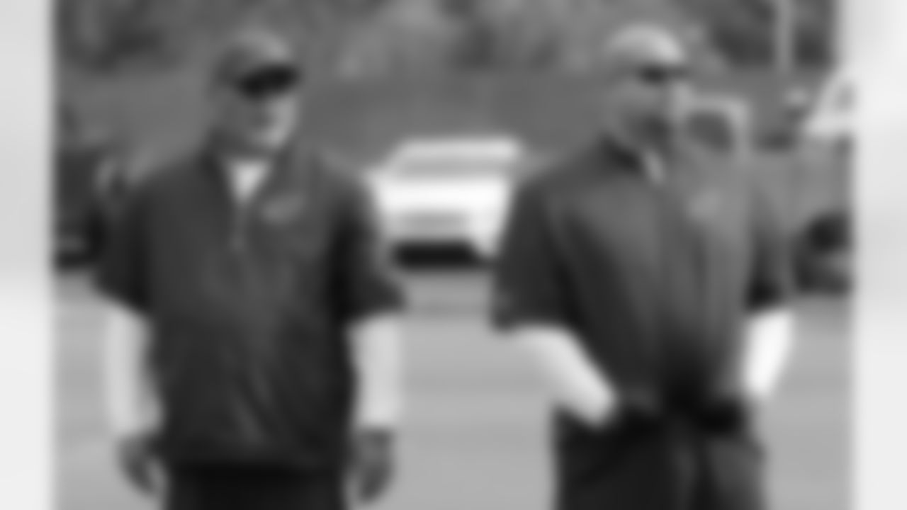 Coach Bruce Arians (left) and GM Steve Keim
