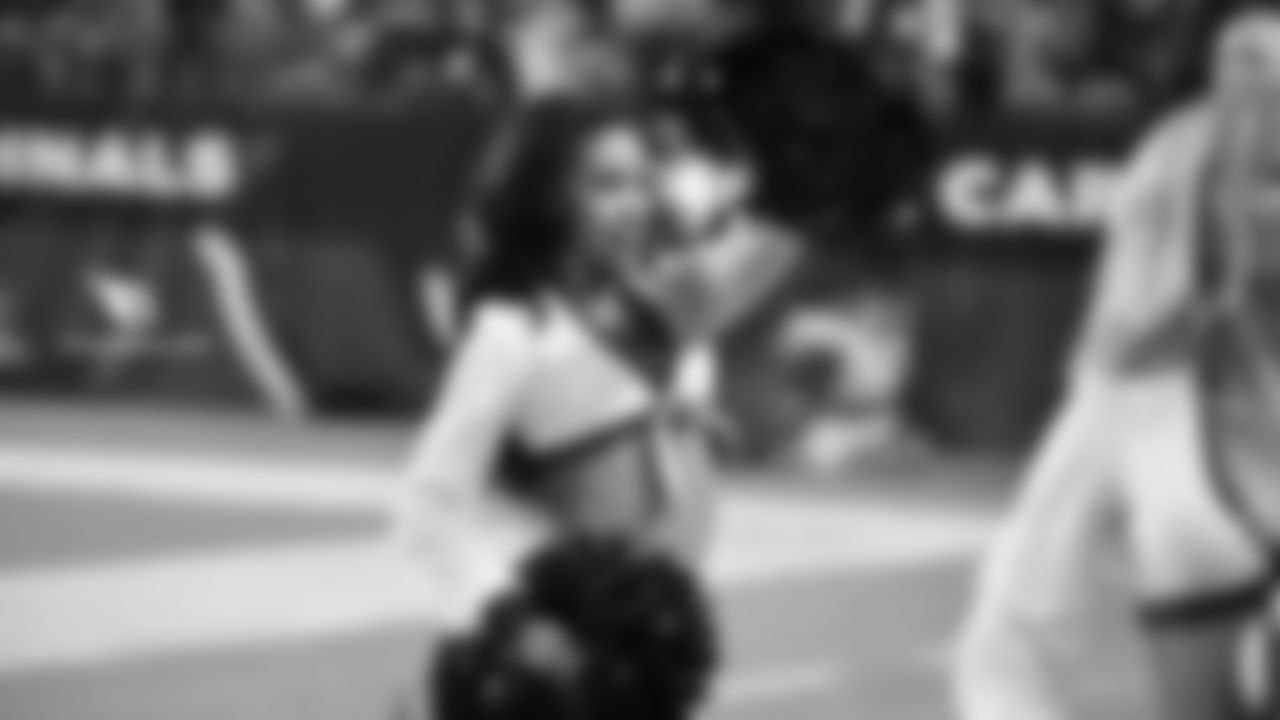 Images of Cardinals cheerleader Darian from the 2018 season